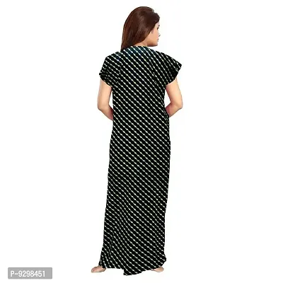 jwf Women's Cotton Printed maxi Nighty (SON_90-M_Multicoloured_Free Size)-thumb2