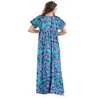 jwf Women's Pure Cotton Printed Attractive Maxi Nightdresses ( Combo Pack of 2 PCs.)-thumb4