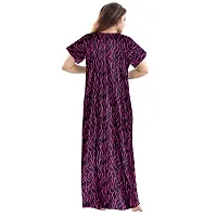 jwf Women's Pure Cotton Printed Attractive Maxi Comfortable Nightdresses ( Combo Pack of 2 PCs.)-thumb4