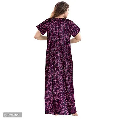 jwf Women's Pure Cotton Printed Attractive Maxi Comfortable Nightdresses ( Combo Pack of 2 PCs.)-thumb5