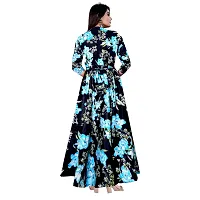 jwf Women Stylish Round Neck Anarkali Long Gown Kurties Dresses (Free Size Upto XXL)-thumb1