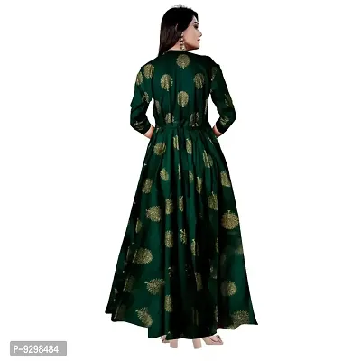 jwf Women's Ankle Length Anarkali Dress (GN1082-XXL_Pink_2XL)-thumb2