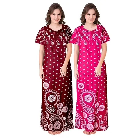 Hot Selling Cotton nighties & nightdresses Women's Nightwear 