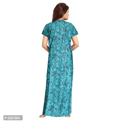 jwf Casual Wear Pure Cotton Maxi Nighty for Women-thumb5