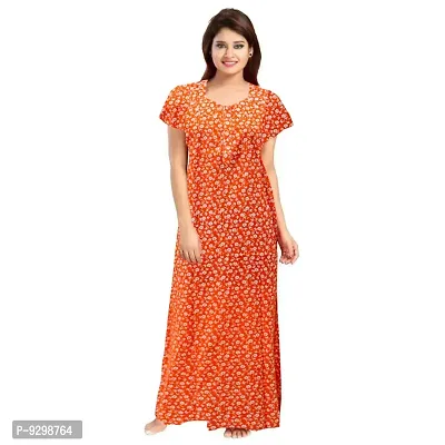 jwf Women's Pure Cotton Regular Maternity Nighty Jaipuri Night Gown Nighty (Free Size ( Upto XXL )-thumb4