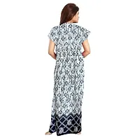 jwf Women's Cotton Maxi Night Dress (Multicolour, Free Size)-thumb1