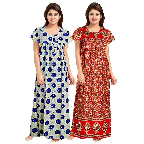 Hot Selling 100 cotton nighties & nightdresses Women's Nightwear 