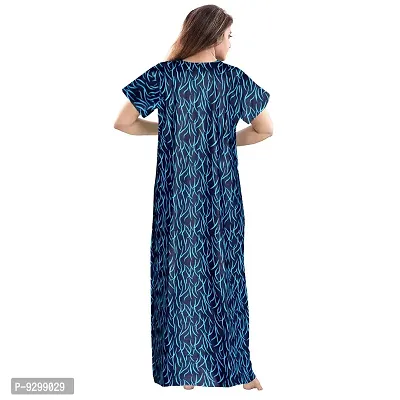 jwf Women's Pure Cotton Printed Attractive Maxi Comfortable Nightdresses ( Combo Pack of 2 PCs.)-thumb3