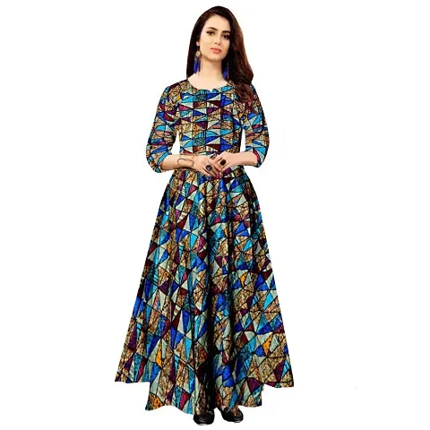 Best Selling Rayon Ethnic Gowns 
