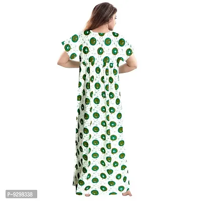 jwf Cotton Printed Attractive Maternity Sleepwear Maxi Nighty-thumb5