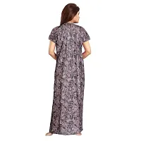 jwf Casual Wear Pure Cotton Maxi Nighty for Women-thumb2