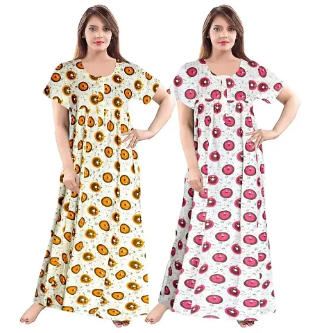 Stylish Fancy Nighty Combo For Women Pack Of 2