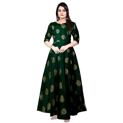 Bollywood Style 100% rayon Ethnic Gowns 