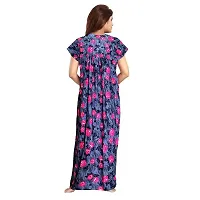 jwf Women's Cotton Nighty/Nightwear/Night Dress/Sleepwear/Gown (Multicolor)-thumb1