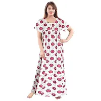 jwf Women's Cotton Nightwear Maxi Gown (Pack of 2 Pcs,)-thumb3
