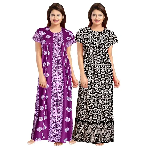 Hot Selling Pure Cotton nighties & nightdresses Women's Nightwear 