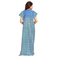 jwf Women's Cotton Printed Attractive Maternity Wear Comfortable Maxi Nightdresses ( Combo Pack of 2 PCs.)-thumb2