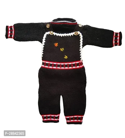 Fabulous Wool Dungarees Sweater For Girls-thumb0