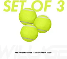 Corso Light Weight Cricket Tennis Ball (Pack of 3)-thumb2