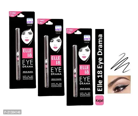 PROFESSIONAL ELLE18 EYE DRAMA KAJAL PACK OF 3-thumb0