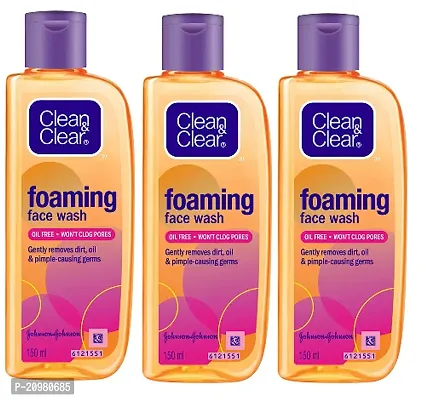 clean clear face wash pack of 3