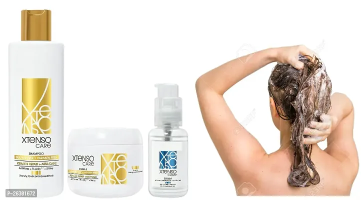 GET MORE ONE  XTENSO GOLD  SHAMPOO+MASK +SERUM PACK-thumb0