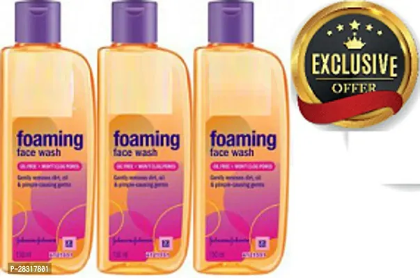 New oily skin foaming facewash pack of 3