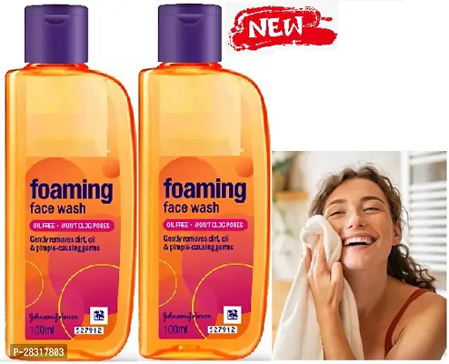 New oily skin foaming facewash pack of 2-thumb0