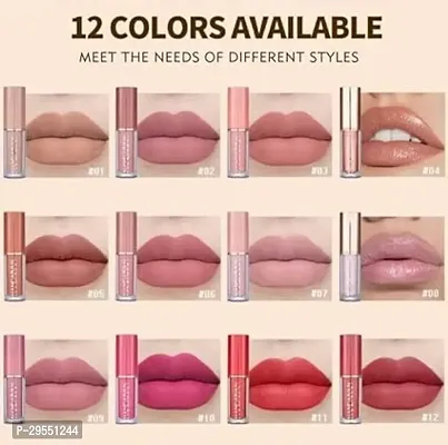 Liquide Matte Lipstick 12 Pcs Set Waterproof Long Lasting