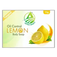 Premium Oil Control Lemon Soap Pack Of 5 Soap 375 Grams-thumb2