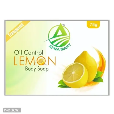 Premium Oil Control Lemon Soap Pack Of 5 Soap 375 Grams-thumb3