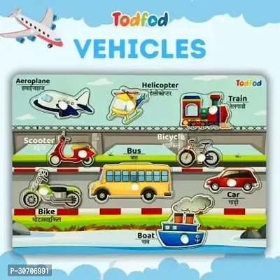 Todfod Wooden Jigsaw Puzzles Gujarati kakko For Kids 1 Pieces