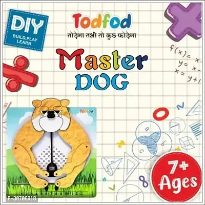 Todfod Wooden Master Dog Number Game for Kids  Children for Age 5 Years Old and Above 1 Pieces