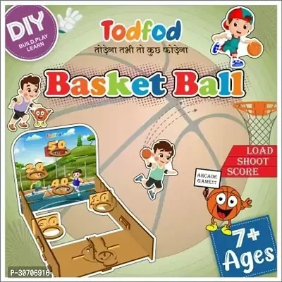 Todfod Wooden SELF Building BasketBall Mind Exercise Toy for Kids 1 Pieces-thumb0