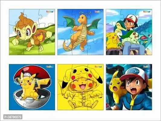 Todfod Wooden Jigsaw Puzzles Findin Pikachu Anime Cartoon Characters For Kids 54 Piece 54 Pieces-thumb0