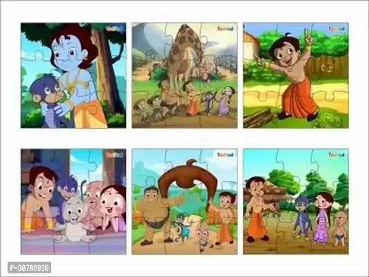 Todfod Wooden Jigsaw Puzzles Chota Bheem  friends Anime Cartoon Characters For Kids 54 Pieces-thumb0