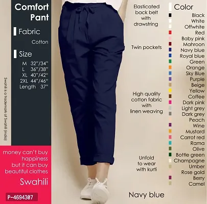 Navy Blue Cotton Pants Vintage Straight Leg Pants Womens Mid Rise Trousers  Stretch Pants Italian Pants Summer Pants XS Small 27 Waist - Etsy