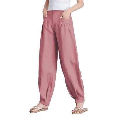 Printed Loose Sleeping Bottoms Cotton Pants Female Ankle-length Pants  Lounge Home Wear Summer Sleep Wear Women Pajama Trousers - AliExpress