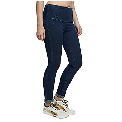 Buy Classic Cotton Blend Solid Jeggings for Women Online In India At  Discounted Prices