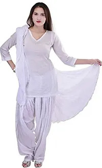 OUTERWEAR Fashion Combo Of Women's Cotton Patiala and Dupptta-thumb2