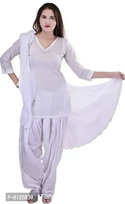 OUTERWEAR Fashion Combo Of Women's Cotton Patiala and Dupptta-thumb3