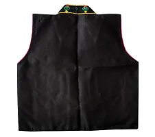 Nandi Men's Cotton Embroidered Jacket (Black,Medium)-thumb2