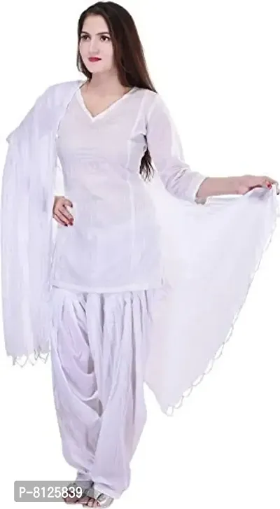 OUTERWEAR Fashion Combo Of Women's Cotton Patiala and Dupptta