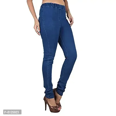 Outer Wear Women's Regular Fit Jeggings (OW0281-75-XXXXXL_Blue_XXXXX-Large)