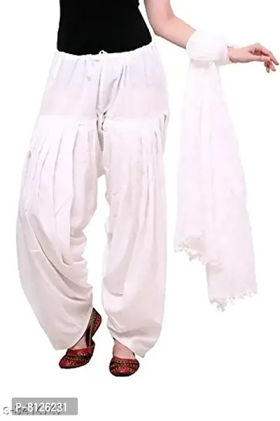 Outer Wear Cotton Patiala Salwar Pants  Dupattas-thumb0