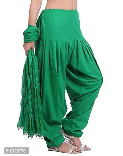OUTERWEAR Fashion Combo Of Women's Cotton Patiala and Dupptta-thumb2