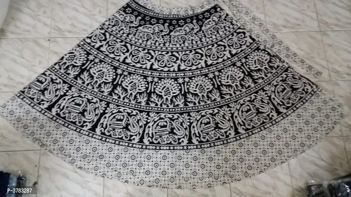Stylish Cotton Jaipuri Printed Skirt-thumb0