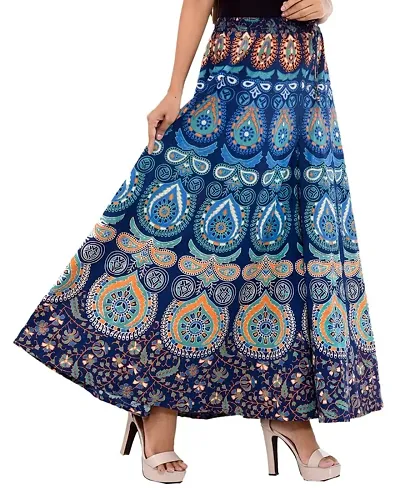 Women's Beautiful Cotton Jaipuri Wrap Skirt Vol-1