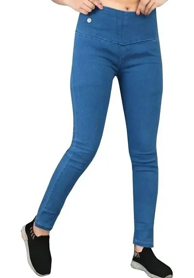 Stylish High Quality Solid Denim Jeggings Collection