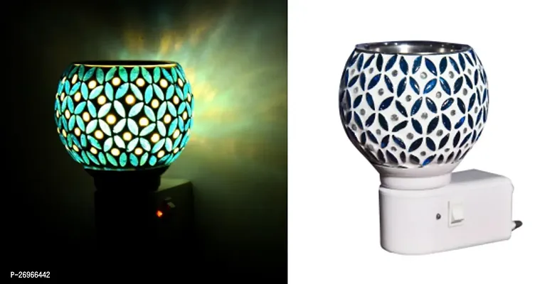 Ceramic Electric Beautiful And Rich Looking Dhoop Kapoor Dani With Lamp-thumb0